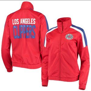 Carl Banks G-III 4her Glitter Los Angeles Clippers Track Jacket - Size S - NWOT